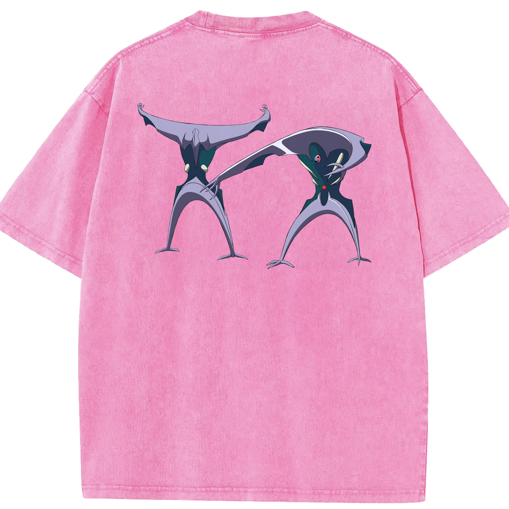 （画像用） EVA 新世紀エヴァンゲリオン 綿100% ヴィンテージ風 半袖Tシャツ（背面プリント）